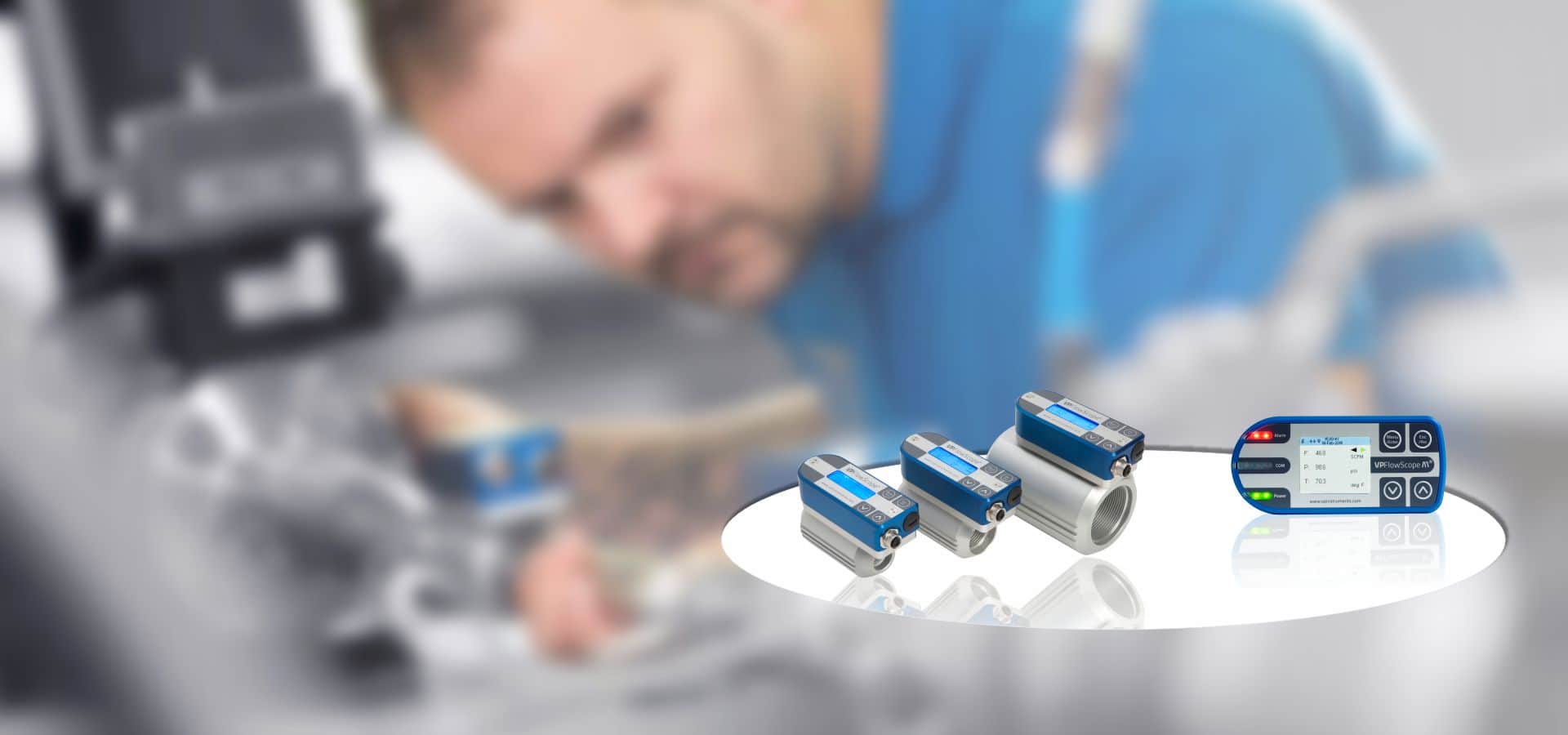 Digital Flow Meter for Compressed Air